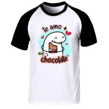 Imagem de Camiseta te amo mais que chocolate dia dos namorados-Unissex