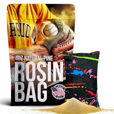 Imagem de Sacos de resina para aderência extra | Bolsa de resina para alcatrão de beisebol | Pó de resina de tênis | Punho de mastro de mãos secas para pole dance | Pó de resina de pinho para boliche | Saco de 118 ml (listras de tinta)