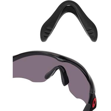 Imagem de Bowyer 1 par de protetores de nariz de substituição compatíveis com armação Oakley M2 OO9212 / XL OO9343 / Óculos de sol ventilados - preto