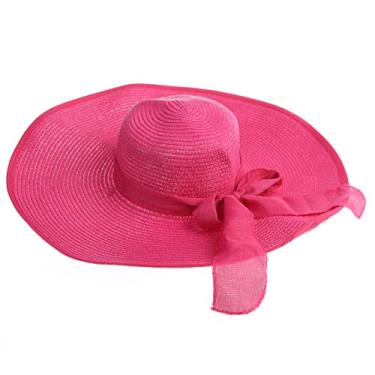 Imagem de Wide Sun Visor Chapéu de sol feminino Bonés para mulheres Chapéu de palha bege Bonés com laço Chapéus de praia largos Chapéus de laço femininos/427