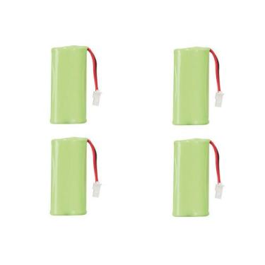 Imagem de Kit Com 4 Bateria 2,4V 600MA P/ Telefone Sem Fio Intelbras