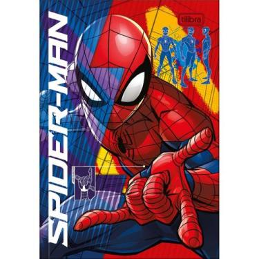 Imagem de Caderno (Pequeno) Brochura 1/4 Spider-Man 48 Folhas 14X20cm Tilibra  C