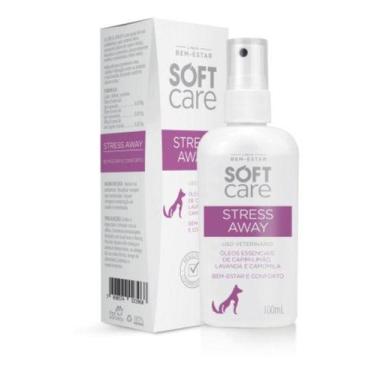 Imagem de Spray Relaxante Pet Society Soft Care Stress Away 100ml - Soft  Care