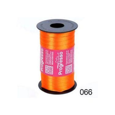 Imagem de Fita de Cetim Progresso 7mm nº1 - 100m Cor 066 Laranja - 01 unidade