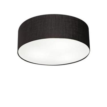 Imagem de Plafon Para Sala de Jantar Cilíndrico SJ-3046 Cúpula Cor Preto - Vivar