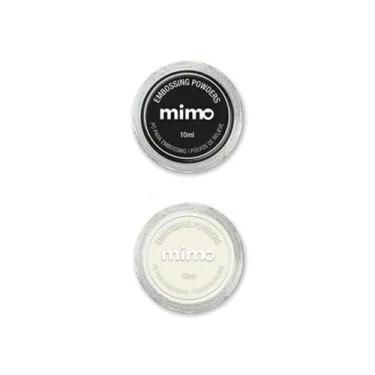 Imagem de Pó de Embossing Comum Preto e Branco - Mimo - 2 Unids