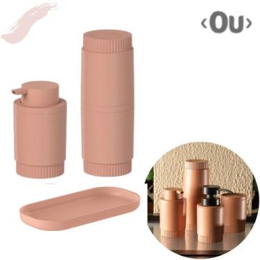 Imagem de Conjunto De Banheiro Dórica 3 Peças - Ou, Laranja, Válvula Monocromáti