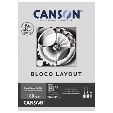 Imagem de Bloco de Papel Layout A4 Canson Linha Tecnica 20 Folhas