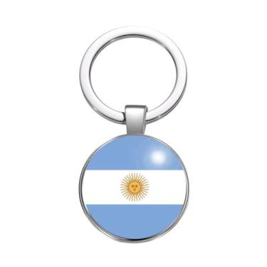 Imagem de Chaveiro Bandeira da Argentina - RECANTO ASTRAL