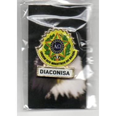 Imagem de Broches com ofícios para ornamentar a roupa do cristão - SC, Diaconisa