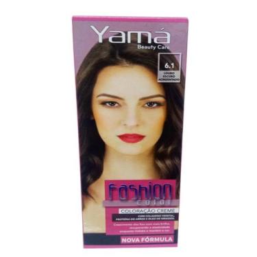Imagem de Coloração Fashion Color 6.1 Louro Escuro Acinzentado 60g - Yamá