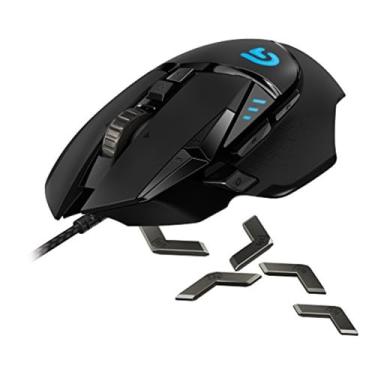 Imagem de Logitech Mouse ajust vel para jogos G502 Proteus Spectrum RGB, mudan a de DPI de 12.000 DPI, ajuste personalizado de peso e equil brio com (5) pesos de 3,6 g, 11 bot es program veis, Preto, 910-004615