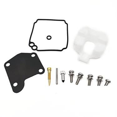 Imagem de Kit de reparo de carburador 63V-W0093-00-00 serve para motor de popa Yamaha 2 tempos Boia de óleo peças de junta de válvula de agulha de boia