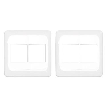 Imagem de Kit C/2 - Pial Placa  Pop 4X4 4 Mod. Lgp44P - Pial legrand