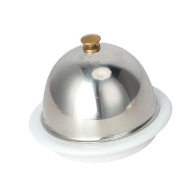 Imagem de Fenteer Molho de bandeja de manteiga Condimento Servando Bandeja Soja Molho de Molho de Temuora para Randa de Jantar Bonga da Câmbar da Freezer doméstico, Ouro