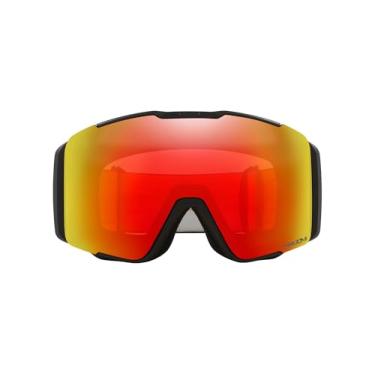 Imagem de Oakley Óculos de neve Line Miner Pro Low Bridge Fit, alça preta fosca com lente de irídio Prizm Snow Torch, médio