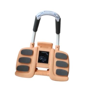 Imagem de Deevoka AB Treinamento Roller Roller Wheel com o cotovelo Suporte Treinamento Músculo Projeto ergonômico Rolo abdominal automático de retorno automático