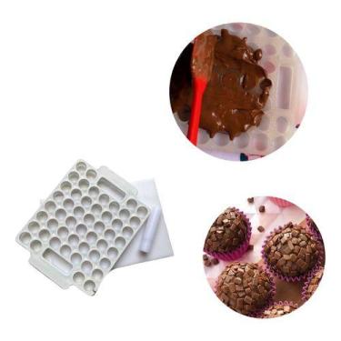Imagem de Placa Porcionadora 13g Brigadeiros - 50 Cavidades Caparroz (POLIETILEN