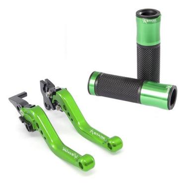 Imagem de Kit Manopla Manete Esportivo Honda Cg 125 Fan Cargo Titan - Stark Race