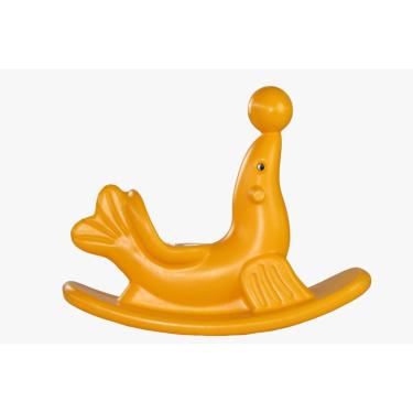 Imagem de Gangorra Infantil Foca Amarela Para Crianças e Bebês