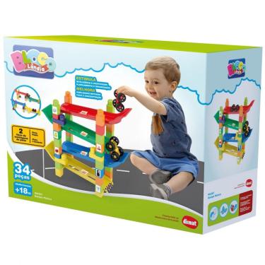 Imagem de Blocos De Montar Blocolandia Rampa Maluca Da Dismat Mk367