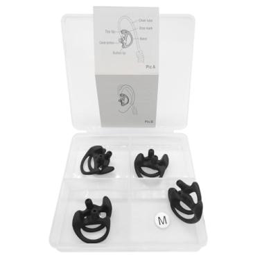 Imagem de Pdflie Fone de ouvido de vigilância Walkie Talkie, substituição de moldes de ouvido, rádio bidirecional, silicone, esquerdo e direito para rádios policiais, bobinas acústicas, tubo auricular (3 pares