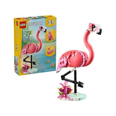 Imagem de LEGO Creator Animais Selvagens Flamingo Rosa  - 31170 288 Peças
