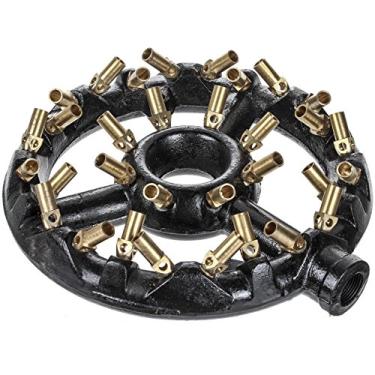 Imagem de Apex DuraSteel Queimador a jato para wok chinês, 32 pontas de cobre, unidade de gás propano, corpo de ferro fundido