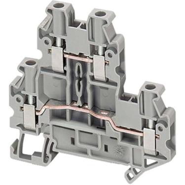 Imagem de Borne Sak Duplo Nsytrv24d 2.5mm Schneider, Cinza
