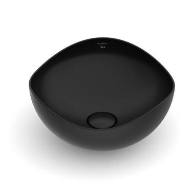 Imagem de Kit 3 Cubas De Apoio 37,5x37,5cm Ruy Ohtake Roca Matte Black