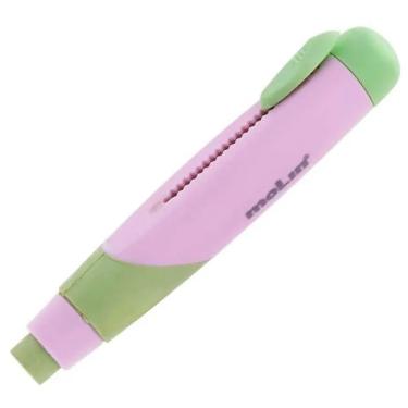 Imagem de Caneta Borracha Molin - Pastel Rosa C- Verde