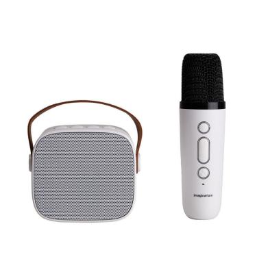 Imagem de Mini Karaoke E Microfone Branco