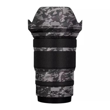 Imagem de Adesivo de lente de câmera antiarranhões para Nikon Z 24-120 mm F4S Película protetora de revestimento protetor de corpo capa para 24-120 4 (Camuflagem de campo)