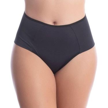 Imagem de Calcinha Hot Pant Calcinhas Cós Alto Microfibra Lateral Dupla - AHAM