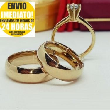 Imagem de Par de alianças tungstênio 6mm tradicionais - Believe Jóias