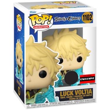 Imagem de Funko Pop Black Clover Luck Voltia (Lightning Armor) GITD Chase Pop Figure (AAA Anime Exclusive)