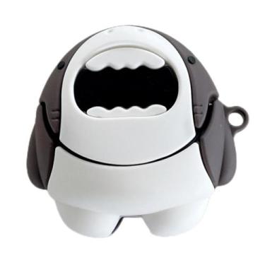 Imagem de Capa de Silicone Cartoon com Chaveiro para Fone de Ouvido Oppo ENCO Ai