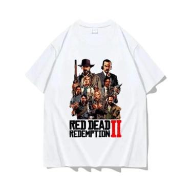 Imagem de Red Dead Redemption 2 Arthur Morgan GTA5 Grand Theft Auto Camiseta De 