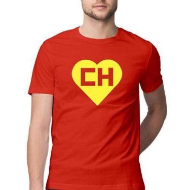 Imagem de Camiseta Chapolin Colorado Vermelha Manga Curta Gola Redonda Tamanho P