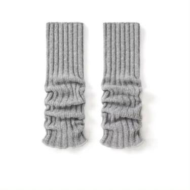 Imagem de meia feminina aquecedora polaina para pernas quentinha estilosa invern