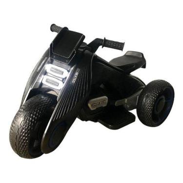 Imagem de Mini Moto Elétrica 6V Triciclo Futurista Criança Infantil Led Som Usb 