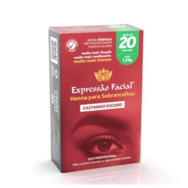 Imagem de Henna pocket castanho escuro expressão facial hintz 1,25g