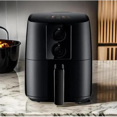 Imagem de Fritadeira Air Fryer Sem Óleo 5L 1500W Home Land Homeland 220v, Preto,