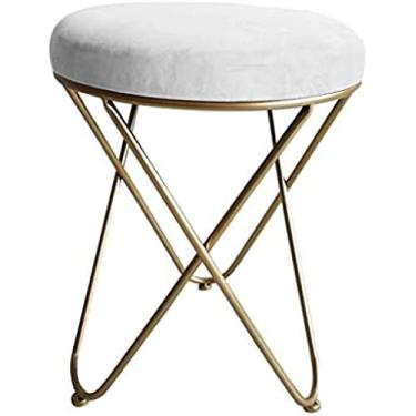 Imagem de Lindo Tamborete De Beleza Restaurante Tamborete Sapatos Tamborete Cadeira De Vestir Casa Criativo Europeu Penteadeira Banqueta