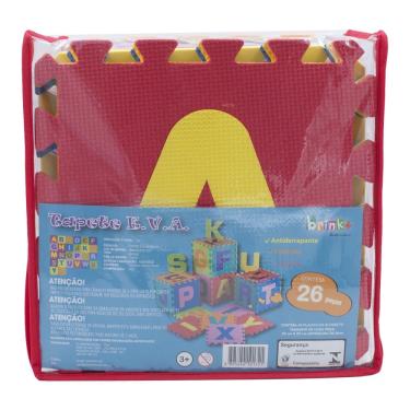 Imagem de Tapete Infantil EVA Letras com 26 Peças - brink+