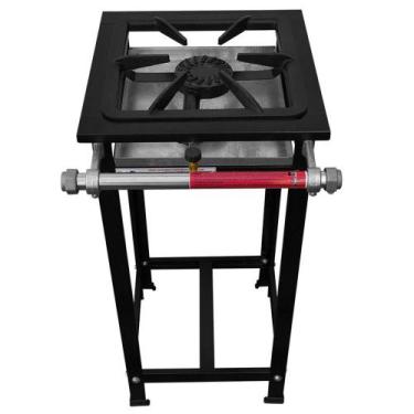 Imagem de Fogão Serv Kenok 1 Boca Simples Alta Pressão FASE1B.830