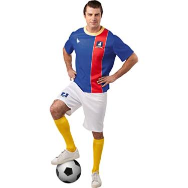 Imagem de Rubies Fantasia masculina de uniforme de futebol Ted Lasso Afc Richmond, Azul, GG