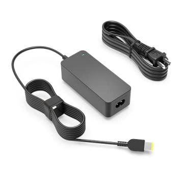 Imagem de Adaptador CA de 65 W 45 W adequado para laptop Lenovo Thinkbook 13s 14s 15 16 Plus Gen 2 3 4 5 6+ IWL IMH ACH, ponta quadrada, design portátil, certificado de segurança UL