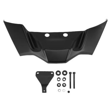 Imagem de Fabater Spoiler Dianteiro para Motocicleta, Defletor Aerodinâmico de Asa Nua, Spoiler de Downforce, Carenagem Frontal de Substituição para S1000R 2021-2024 e M1000R 2023-2024 (Preto fosco)