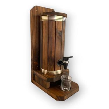 Imagem de Pingometro de Barril Baú 1L Cachaça Copo Shot